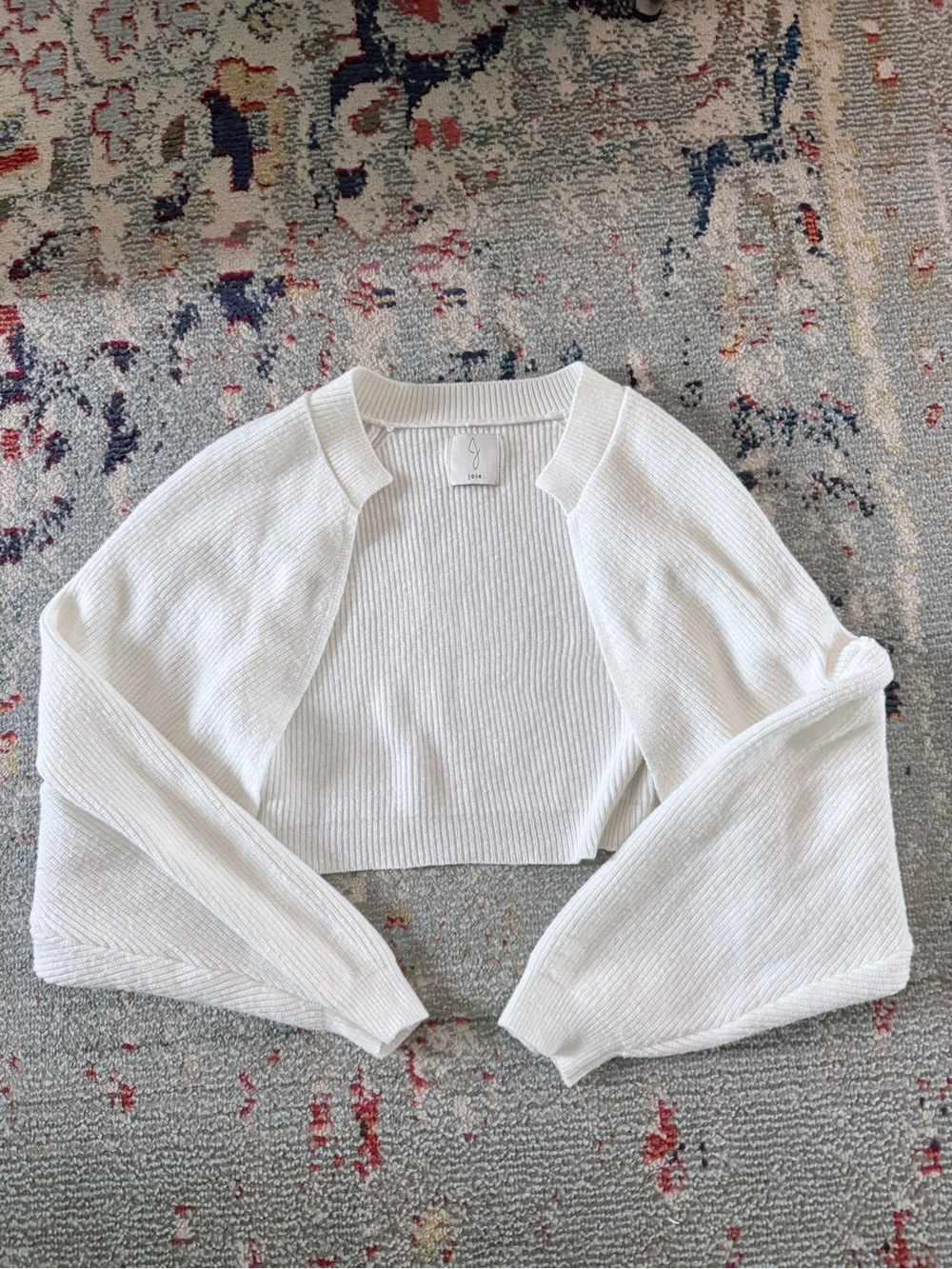 Joie White Cropped Bolero